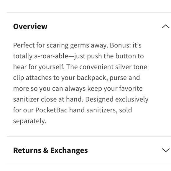 BATH AND BODY WORKS NOISE MAKING STEGOSAURUS POCKETBAC HOLDER➕SANITIZER - Picture 3 of 7